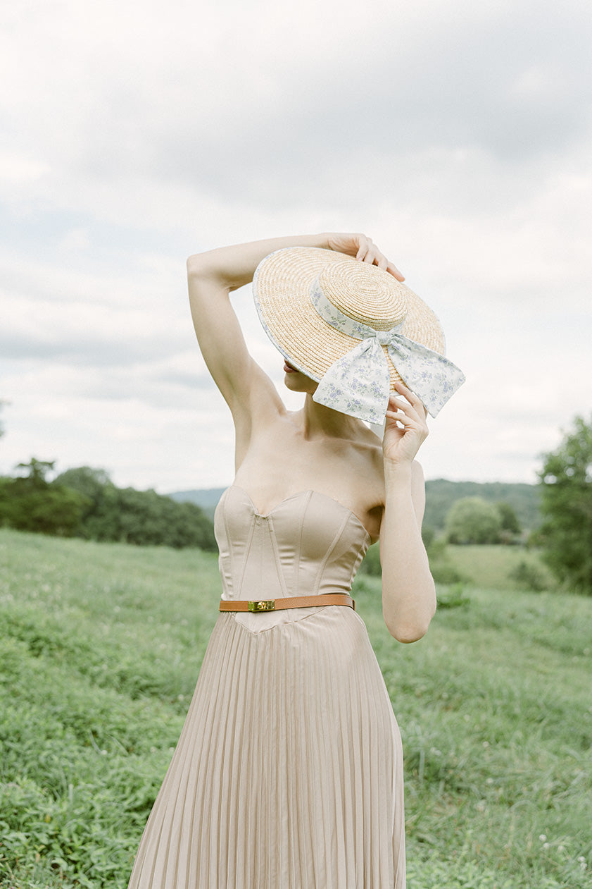 The Provence Bow Straw Hat