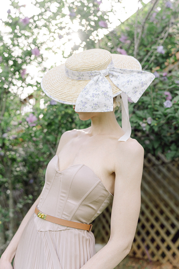 The Provence Bow Straw Hat