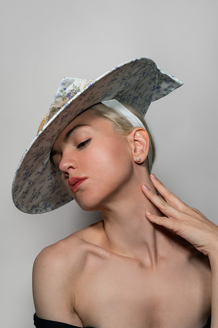 The Provence Bow Cartwheel Straw Hat
