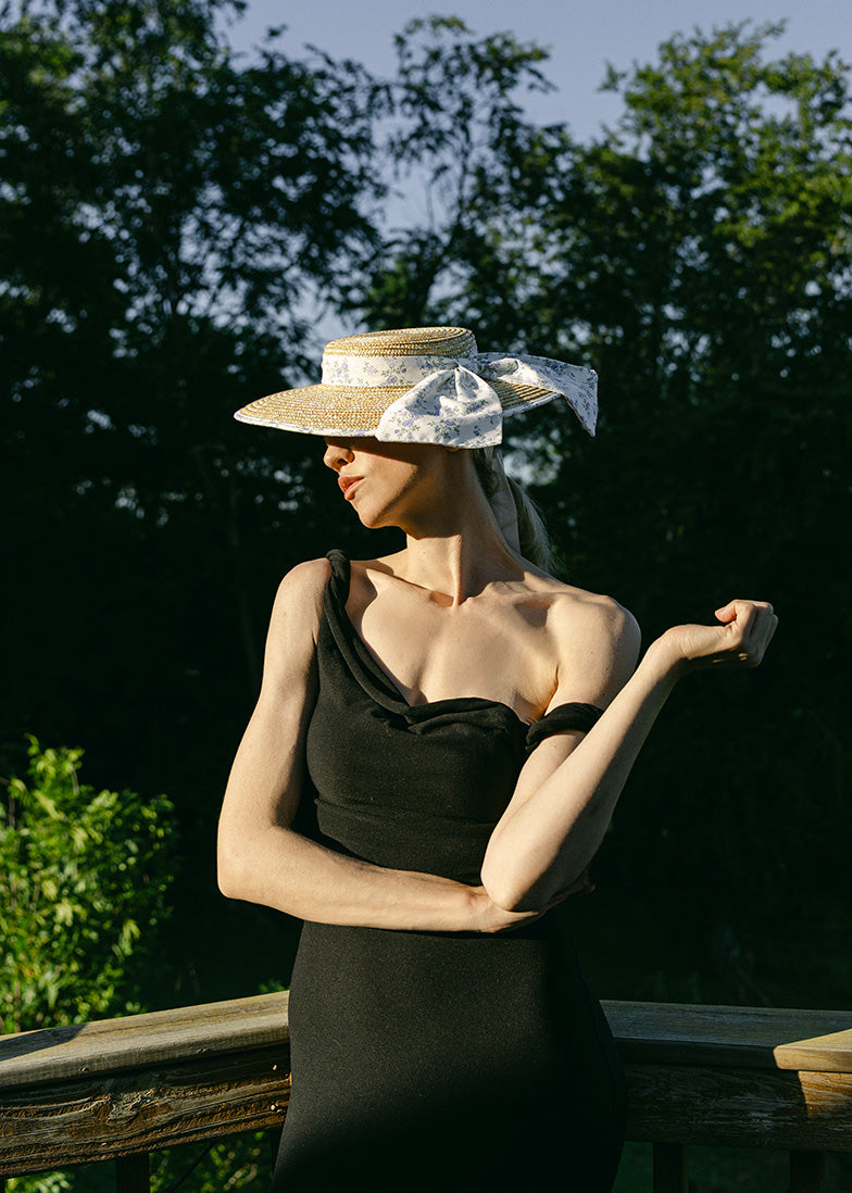 The Provence Bow Straw Hat