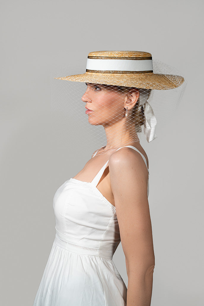 The Monaco Veiled Boater
