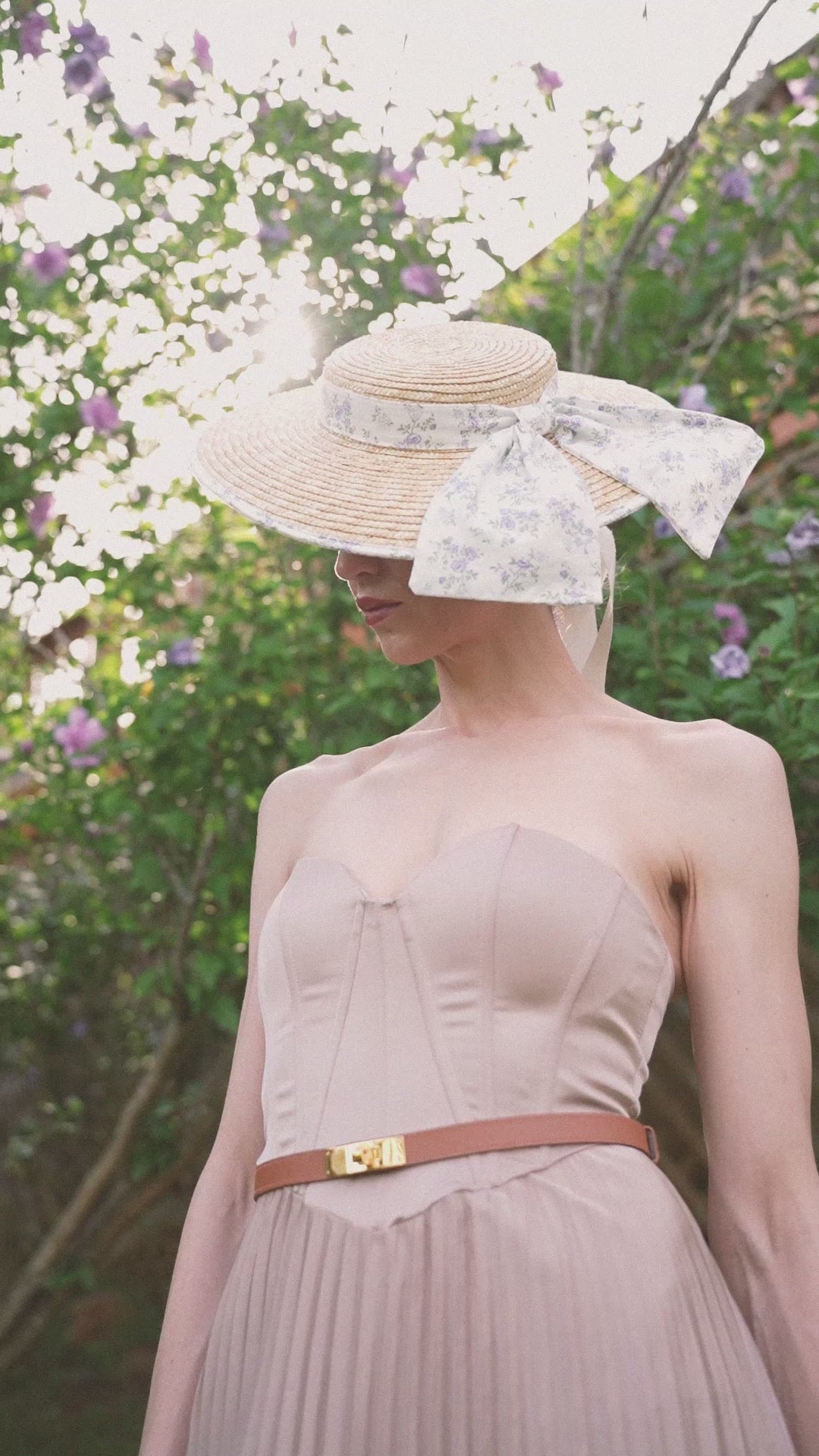 The Provence Bow Straw Hat
